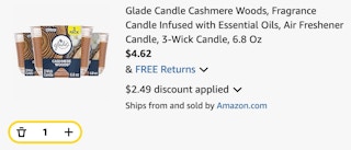 Glade Candle Cashmere Woods