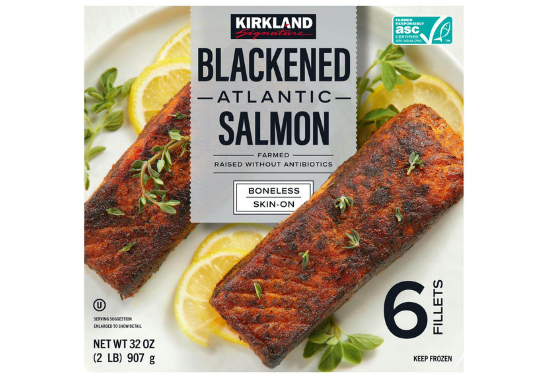 Kirkland Signature Blackened Salmon