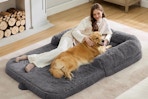 Bedsure 2-in-1 Foldable Human Dog Bed B0F83ZZCNS
