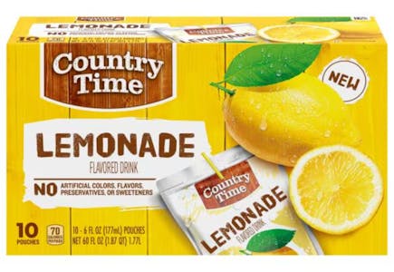 2 Country Time Lemonades