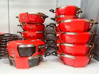 display of everyday 3-quart pans