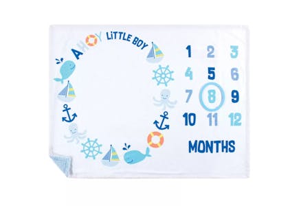 Hudson Baby Milestone Blanket