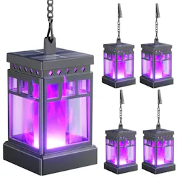 Hanging Solar Lanterns 4-Pack