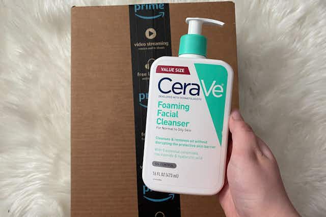 Cerave Foaming Facial Cleanser, as Low as $12.74 on Amazon card image