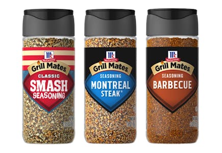 6 McCormick Grill Mates Seasonings