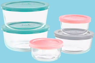 pyrex 10 piece glass food storage set at JCPenney