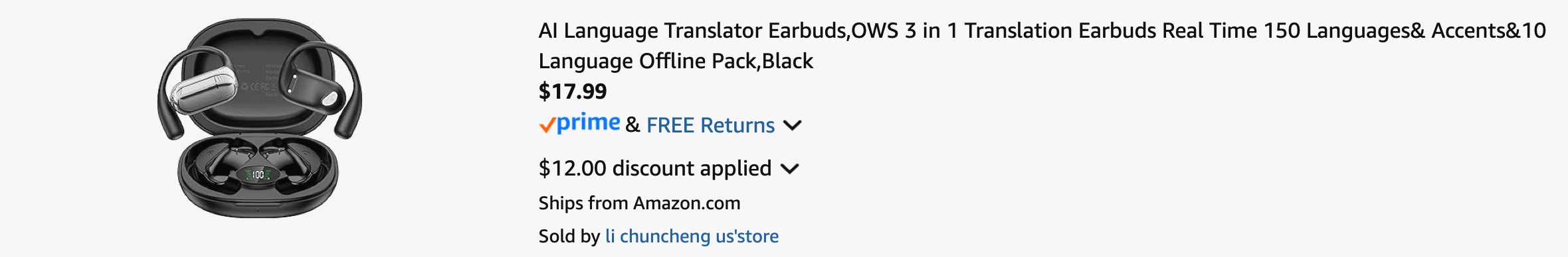 Amazon Real-Time Translator Earbuds 2025 2