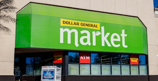 A Dollar General Market storefront and sign