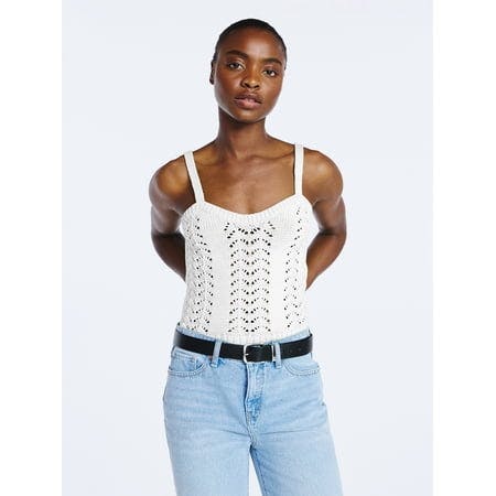 Scoop Women's Crochet Tank Top