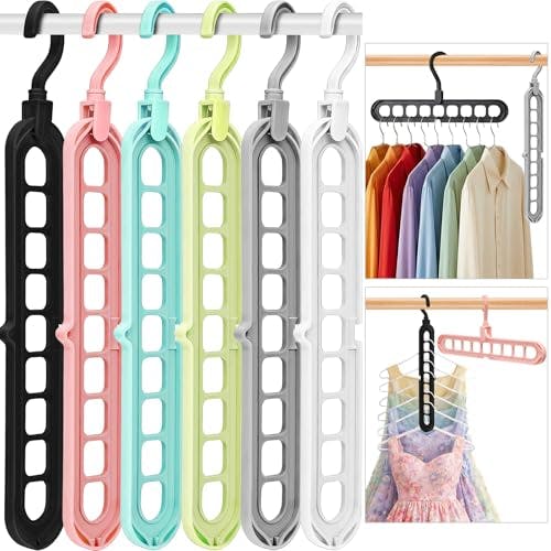 Closet Organizer Hangers 6-Pack