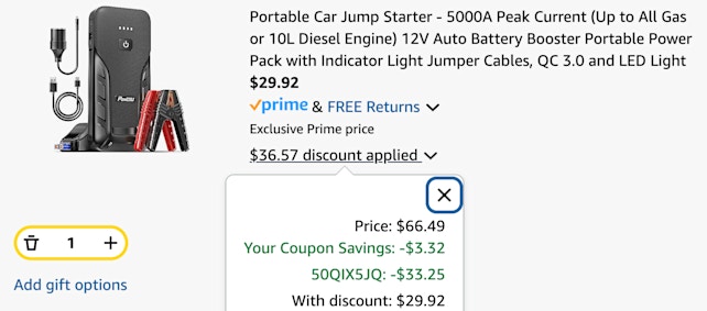 Cart Jump Starter