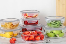 Glass Food Storage Containers 12-Pack, Under $25 on Amazon card image