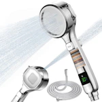 Handheld Showerhead with Temp Display