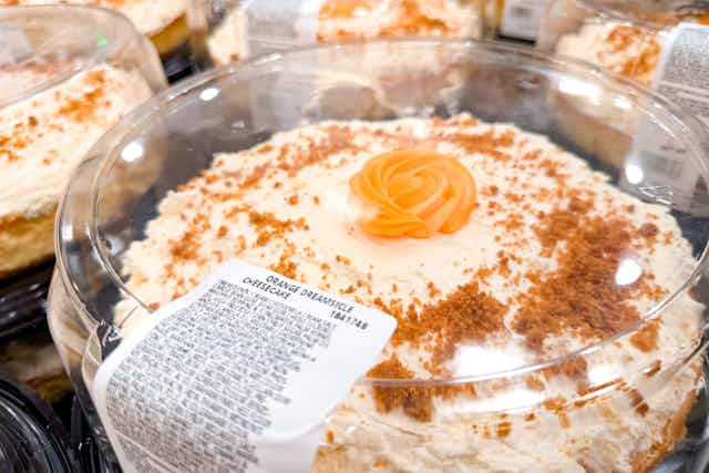 New to the Costco Bakery: Orange Dreamsicle Cheesecake, Just $22.99 card image