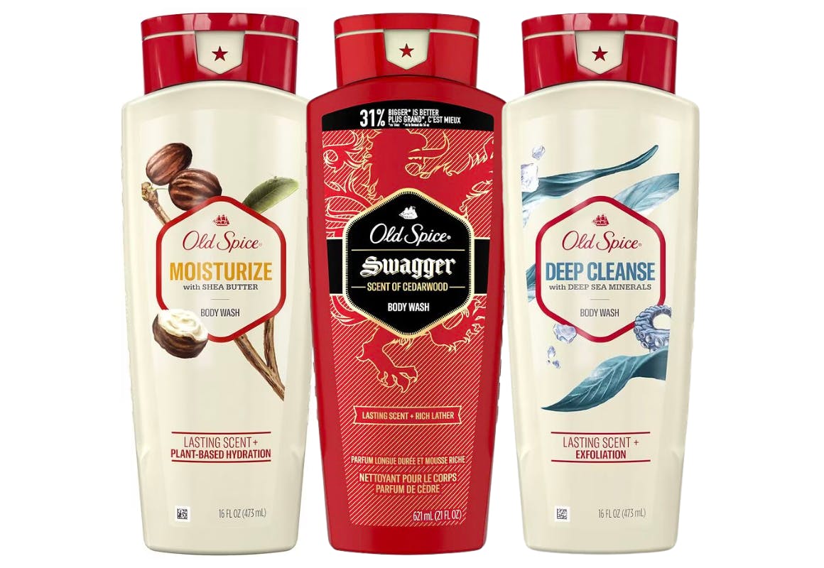 3 Old Spice Body Washes