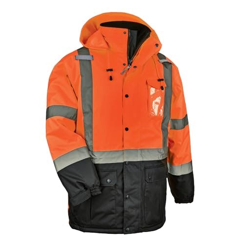 Unisex Adult Reflective Winter Jacket