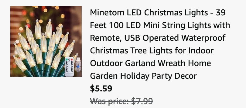 christmas lights amazon