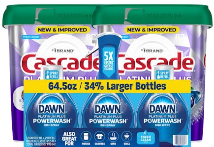 2 Cascade + 1 Dawn Powerwash