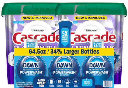 2 Cascade + 1 Dawn Powerwash