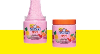 pink slime in jars