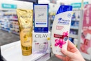pantene, secret, olay, and head & shoulders products