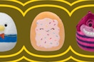 Donald Duck, Toaster Pastry, and Cheshire Cat squishmallows