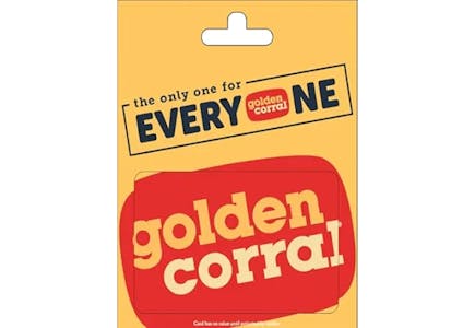 Golden Corral $50 Gift Card