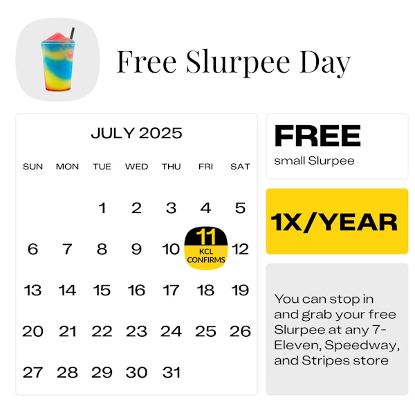 When Is Free Slurpee Day 2025 Bili Juliann