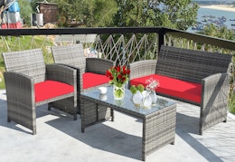 4-Piece Patio Conversation Set, $135 on Walmart.com (Ends Friday) card image