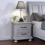 Farmhouse 2-Drawer Nightstand