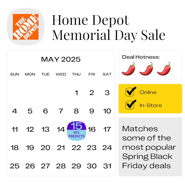 Home Depot Memorial Day Sales & Deals (2025) The Krazy Coupon Lady Home Depot Memorial Day 2025 Deals