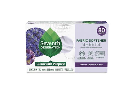 Seventh Generation Dryer Sheets