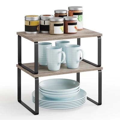 SONGMICS Cabinet Organizer Shelf