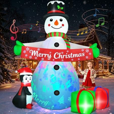 8FT Christmas Inflatable Snowman