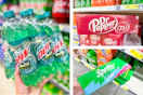 mountain dew dr pepper sprite collage