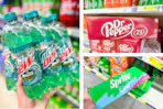 mountain dew dr pepper sprite collage