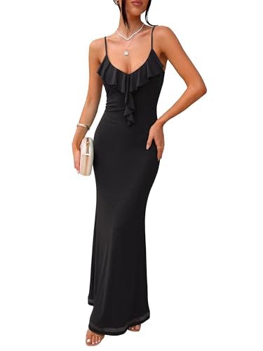 Women's Mesh Bodycon Maxi Dress