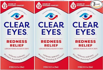 Clear Eyes Eye Drops 3-Pack