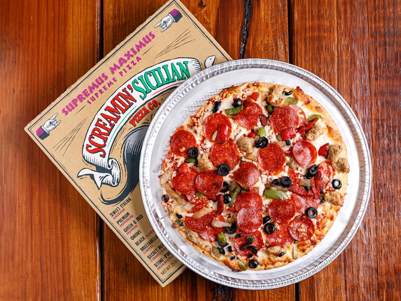 screamin sicilian supremus maximus supreme frozen pizza