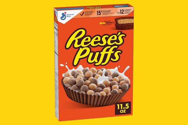Reese's Puffs Cereal, as Low as $1.62 With Amazon Coupons card image