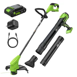 Greenworks Trimmer & Blower Combo