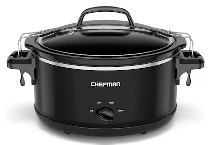 Chefman Locking Lid Slow Cooker