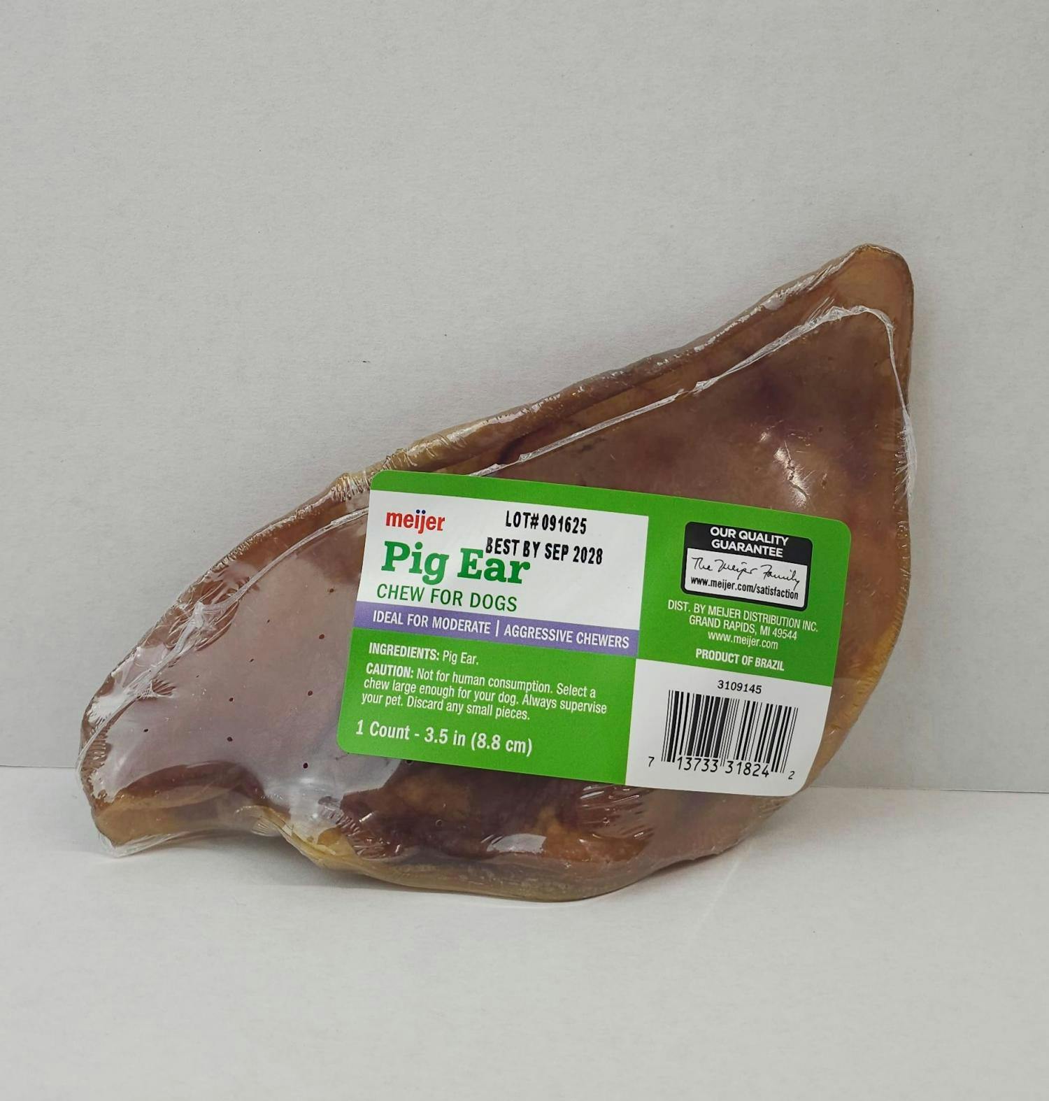 Meijer Pig Ear Dog Treat