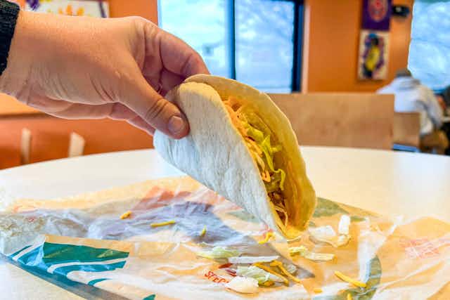 Taco Bell Coupons: New Rewards Members Get $1 Cravings Box card image