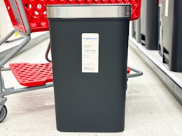 Touchless Motion Sensor 13-Gallon Trash Can, Only $38 at Target card image