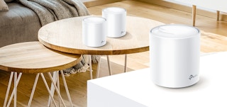 tp link wifi routers spread around in a living room