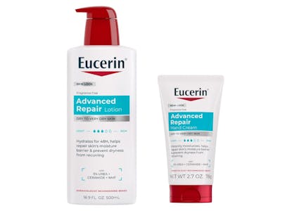 2 Eucerin Lotions
