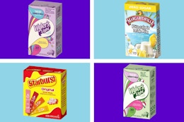 graphic of four Dollar General Markdown drink items aug 26