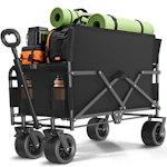 Folding Wagon with Bench Seat