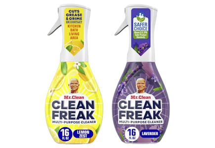 2 Mr. Clean Clean Freak Sprays